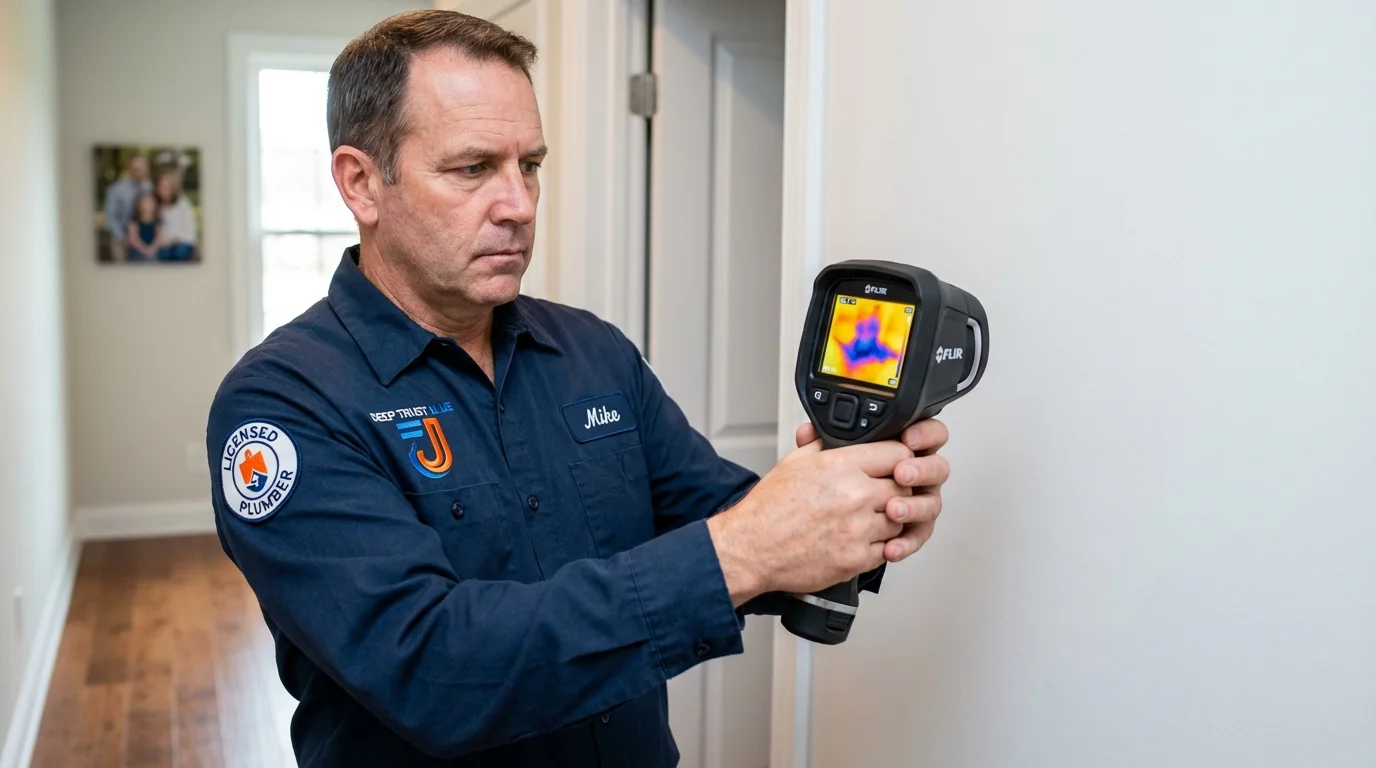 Thermal imaging leak detection by Johns Plumbing LLC in Edina